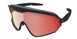 Okulary Rowerowe Tripout Infinity Ramka Czarna Szyba Red Smart Axiom