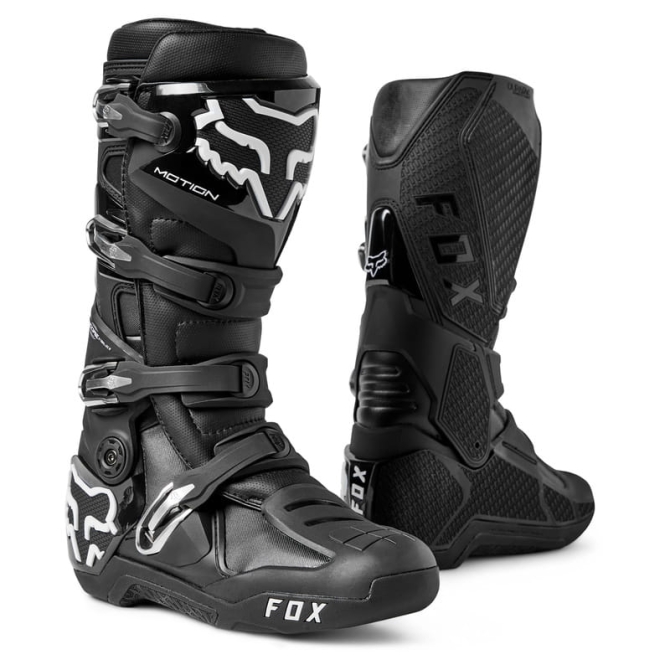 Buty Motocyklowe Off-Road Fox Motion Czarne