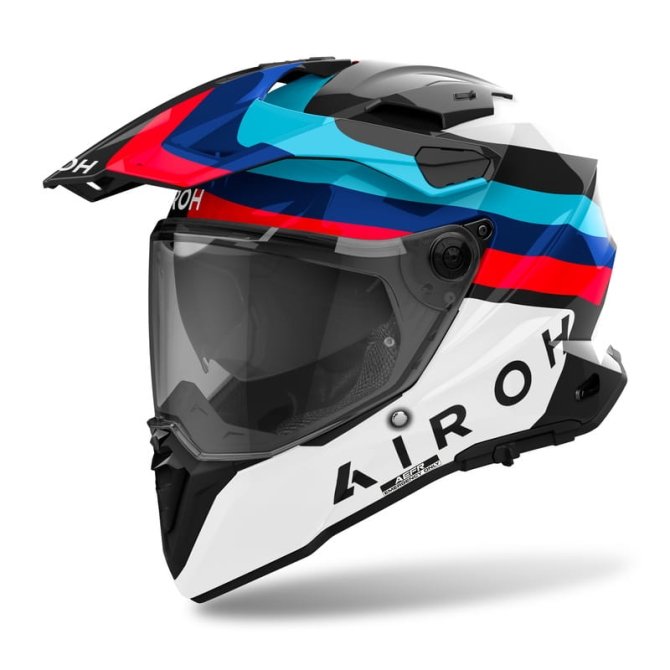 Kask Motocyklowy Wielofunkcyjny Airoh Commander 2 Doom Black Gloss