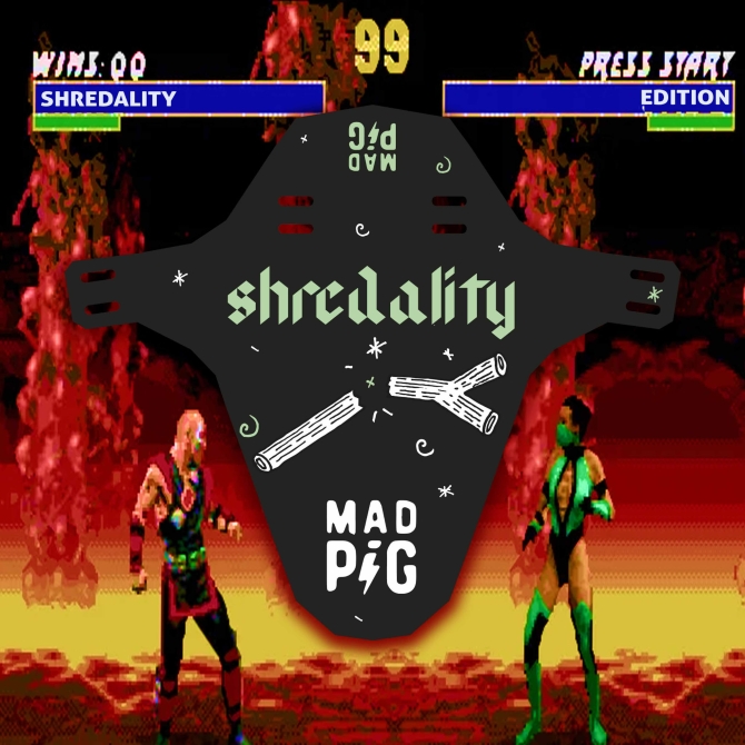 Przedni Błotnik Rowerowy Mad Pig Bacon Shredality