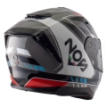 Kask Motocyklowy NOS NS10 Mig Czerwony/Niebieski