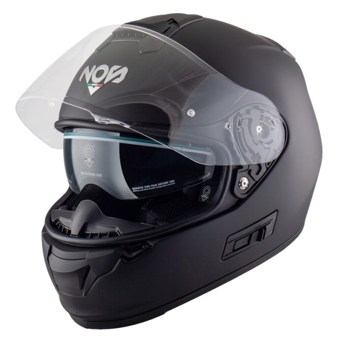 Kask Motocyklowy NOS NS7F Czarny/Mat