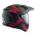 Kask Motocyklowy Dual Sport ADV Enduro NOS NS9 Omega Red