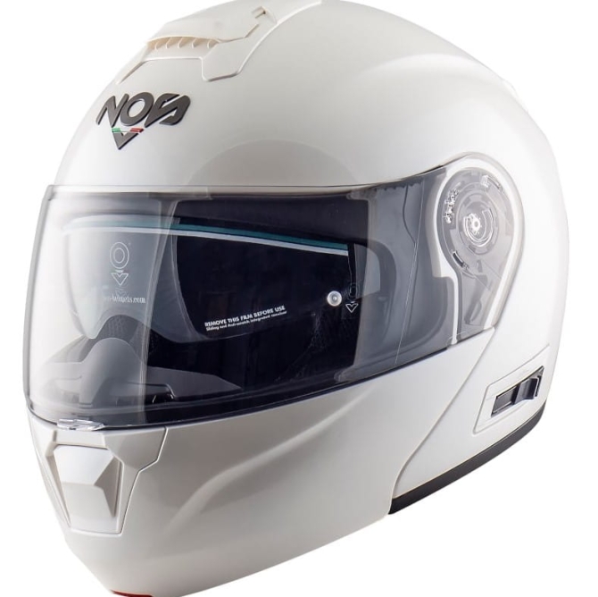 Kask Motocyklowy NOS NS8 White
