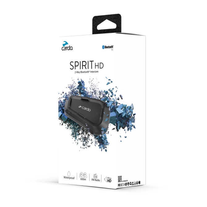 Intercom Motocyklowy Bluetooth Cardo Spirit Hd Single