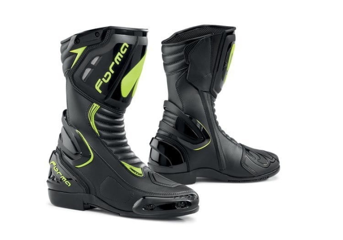 Buty Motocyklowe Forma Freccia - Czarno-Żółte Fluo