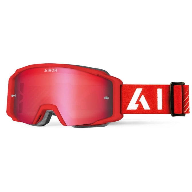 Gogle Airoh Blast XR1 Red Matt Blue Mirrored