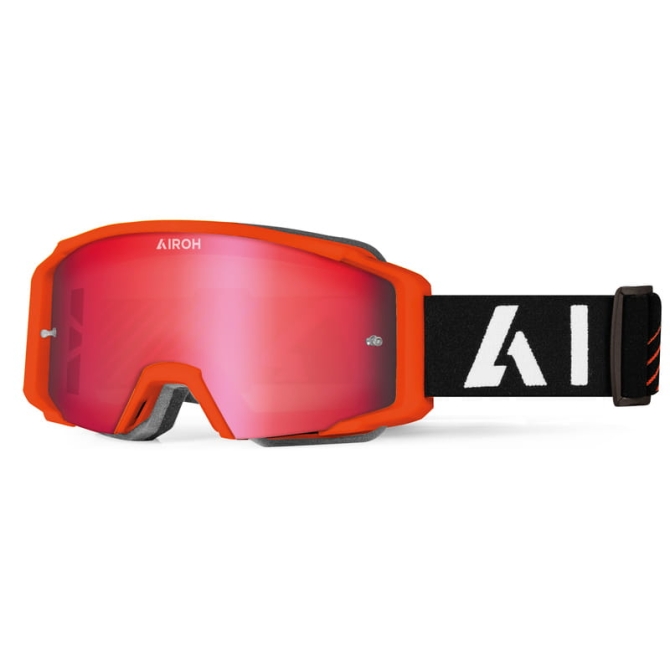 Gogle Airoh Blast XR1 Orange Matt Red Mirrored