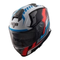 Kask Motocyklowy NOS NS10 Sonic Blue Red