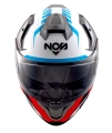 Kask Motocyklowy NOS NS10 Sonic Blue Red