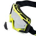 Gogle IMX Sand Fluo Yellow Matt/Black Szyba Silver Iridium + Clear