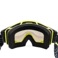 Gogle IMX Sand Fluo Yellow Matt/Black Szyba Silver Iridium + Clear