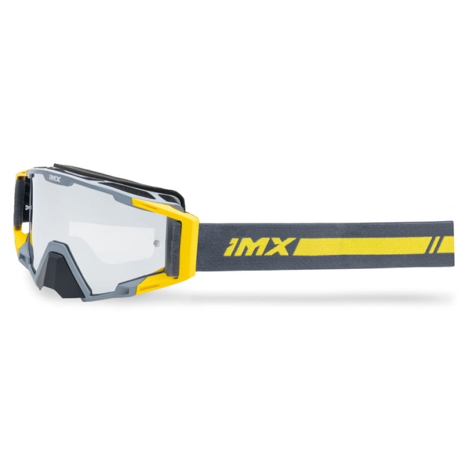 Gogle IMX Sand Yellow/Grey Szyba Silver Iridium + Clear