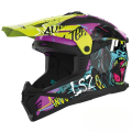 Kask Motocrossowy LS2 MX708 Fast II Gorilla Purple H-V Yellow