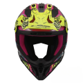 Kask Motocrossowy LS2 MX708 Fast II Gorilla Purple H-V Yellow