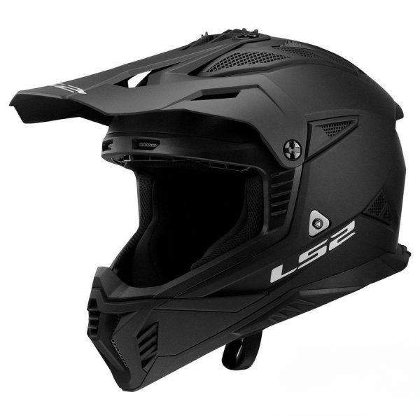 Kask Motocrossowy LS2 MX708 Fast II Solid Matt Black