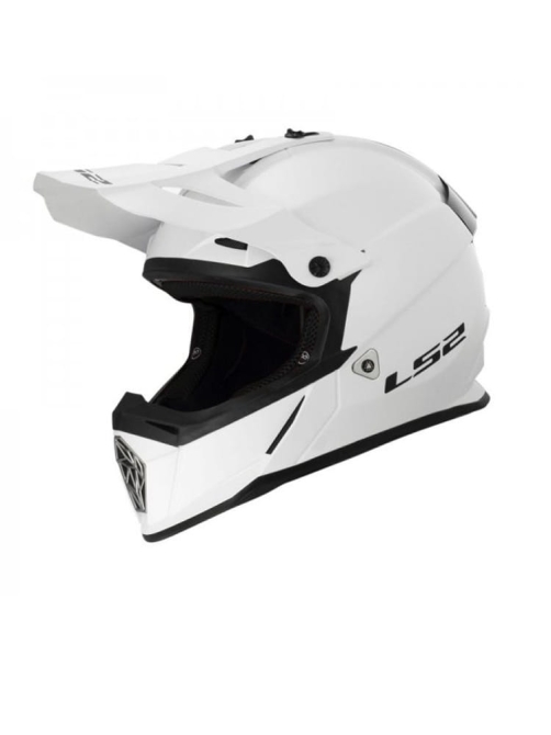 Kask LS2 MX437 Fast Evo Solid White