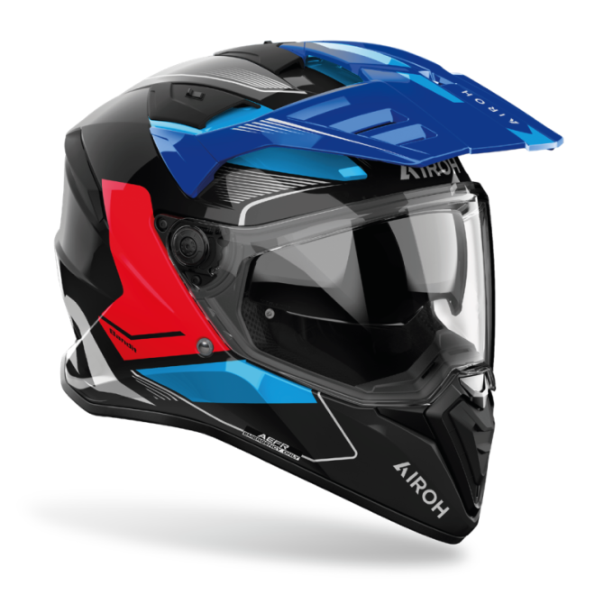 Kask Motocyklowy Airoh Bandit Tune Blue Red Gloss