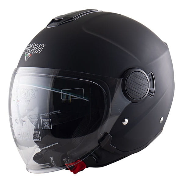 Kask Motocyklowy NOS NSJ Black Matt