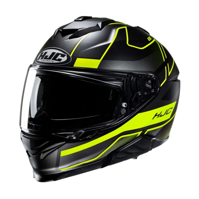 Kask Motocyklowy HJC I71 Iorix Black/Yellow