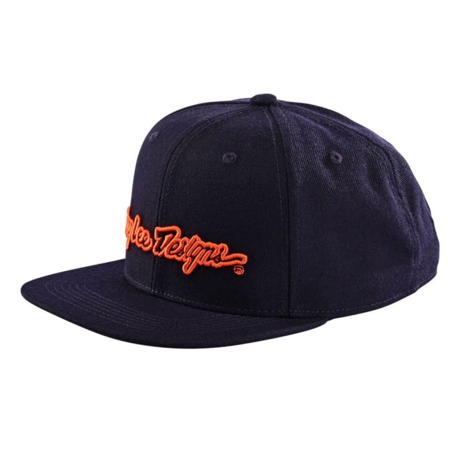 Czapka Z Daszkiem Troy Lee Designs Signature Granatowa