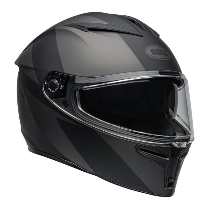 Kask Motocyklowy Bell Lithium Ece6 Shear Matte Black Metallic Black