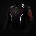 Kurtka Motocyklowa Rebelhorn Jax Black/Red
