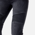 Jeansy Motocyklowe Damskie Ozone Agness 2 Washed Black