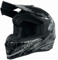 Kask Motocyklowy Naxa C9 - Czarno-Szary