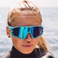 Okulary Rowerowe Tripout Force Ramka Czarna Szyba Blue Axiom