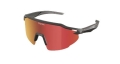 Okulary Sportowe Tripout Run Ramka Czarna Szyba Red