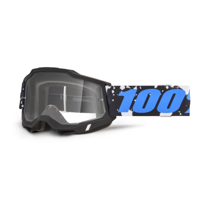 Gogle 100% Accuri 2 Callisto Black/Blue Clear Lens