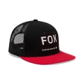 Czapka Z Daszkiem FOX Image Print Trucker Black OS