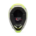 Kask Motocyklowy FOX V1 Collect Grey Yellow