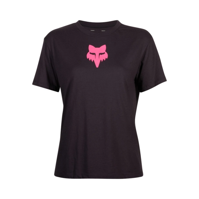 T-Shirt Damski Fox Head Black Pink