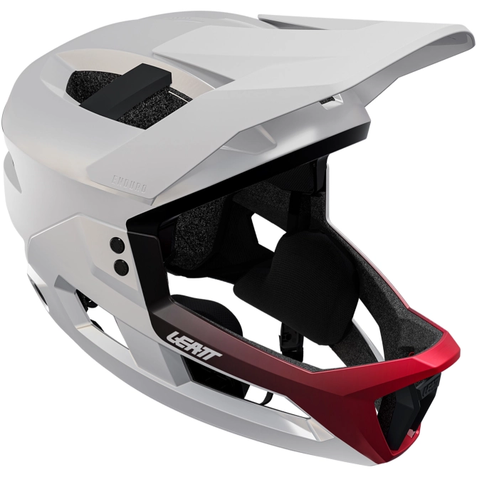 Kask Rowerowy Z Wypinaną Szczęką 3w1 Leatt Helmet MTB Enduro 3.0 White