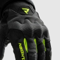 Rękawice Motocyklowe Rebelhorn Core Black Grey Fluo Yellow