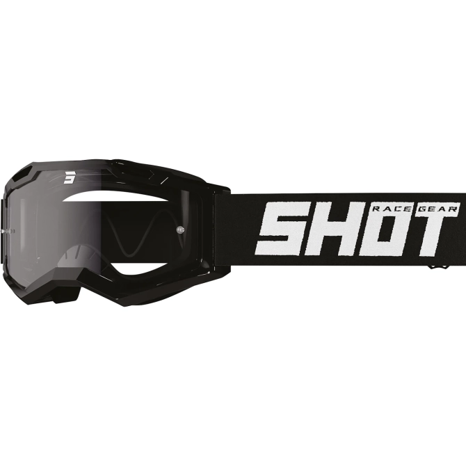 Gogle Shot Assault 2.0 Solid Black Glossy
