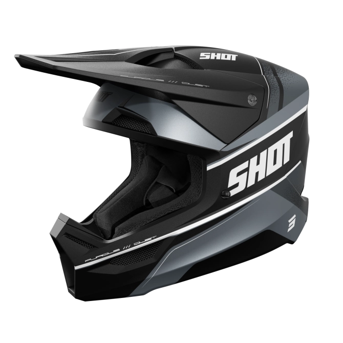 Kask Motocyklowy Shot Furious Dust Black Matt