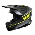 Kask Motocyklowy Shot Furious Dust Neon Yellow
