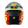 Kask Motocyklowy Shot Furious Kid - Niebiesko-Żółty