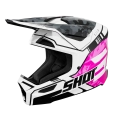 Kask Motocyklowy Shot Furious Kid - Różowy