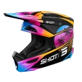 Kask Motocyklowy Shot Furious Kid Miami Orange