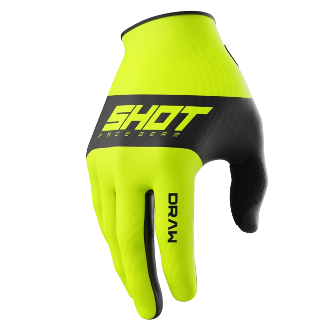 Dziecięce Rękawice Motocyklowe Shot Draw Kid Sky Neon Yellow