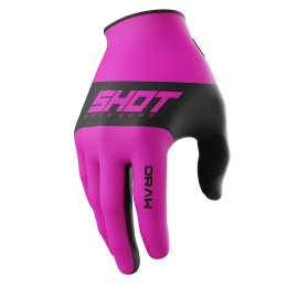 Dziecięce Rękawice Motocyklowe Shot Draw Kid Sky Pink