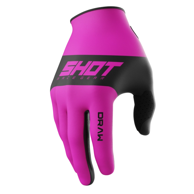 Dziecięce Rękawice Motocyklowe Shot Draw Kid Sky Pink