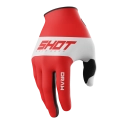 Dziecięce Rękawice Motocyklowe Shot Draw Kid Sky Red