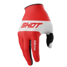 Dziecięce Rękawice Motocyklowe Shot Draw Kid Sky Red