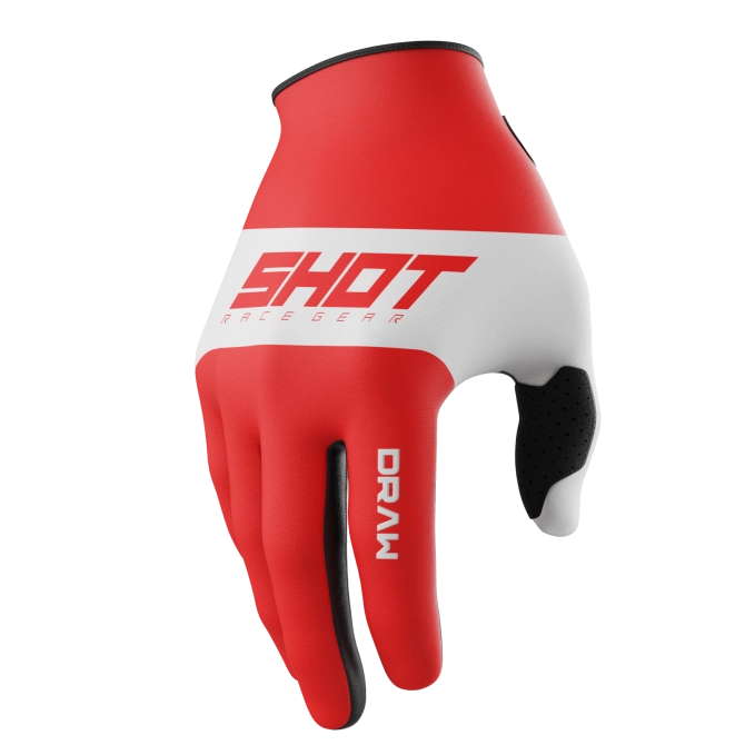 Dziecięce Rękawice Motocyklowe Shot Draw Kid Sky Red