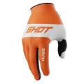 Dziecięce Rękawice Motocyklowe Shot Draw Kid Sky Orange